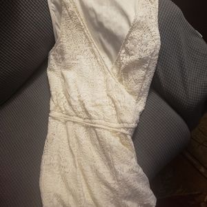 American eagle white mini dress